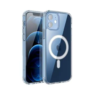 Stöttåligt MagSafe Skal iPhone 12 Mini - Transparent