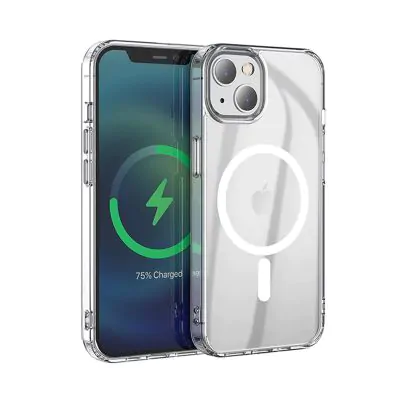Stöttåligt MagSafe Skal iPhone 13 - Transparent