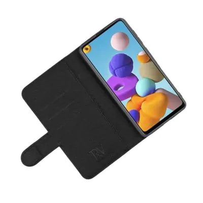 Samsung A21s Plånboksfodral Magnet Rvelon - Svart