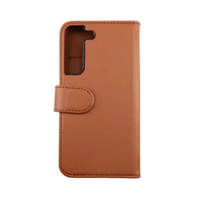 Samsung Galaxy S22 Plånboksfodral Magnet - Guldbrun
