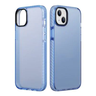iPhone 14 Plus Stöttåligt TPU Mobilskal - Blå