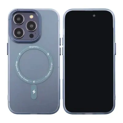 iPhone 14 Pro Mobilskal med MagSafe - Frostat Blå