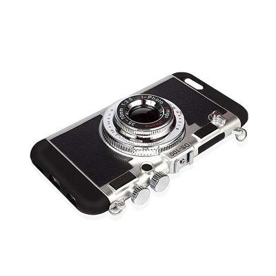 Mobilskal Silikon iPhone 7/8 Plus Kameramotiv - Svart