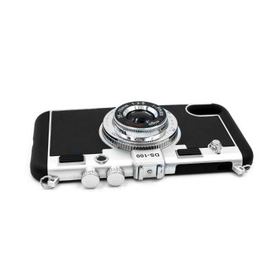 Mobilskal Silikon iPhone X/XS Kameramotiv - Svart