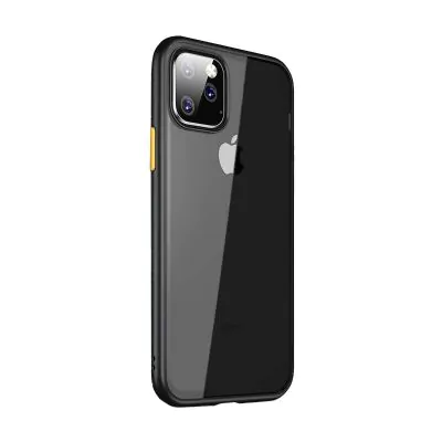 Stöttåligt Mobilskal iPhone 11 Pro Max - Svart/Transparent/Guld