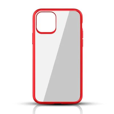 Stöttåligt Slim Skal iPhone 11 Pro - Röd/Transparent
