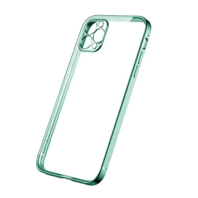 Mobilskal med Kameraskydd iPhone 12 Pro - Grön/transparent