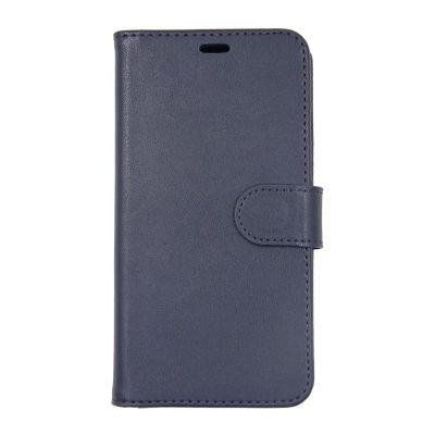 iPhone X/XS Plånboksfodral Läder med Stativ - Blå