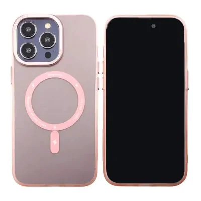 iPhone 13 Pro Max Mobilskal med MagSafe - Frostat Rosa