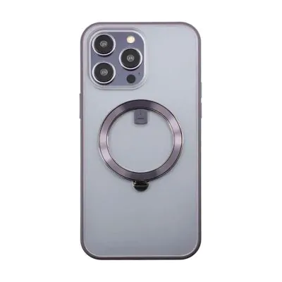 iPhone 14 Pro Skal med MagSafe Stativ Rvelon - Lila