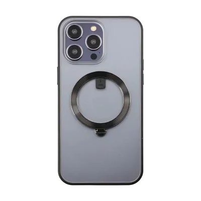 iPhone 14 Pro Skal med MagSafe Stativ Rvelon - Svart