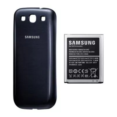 Samsung Galaxy S3 Batteri med Baksida - Blå