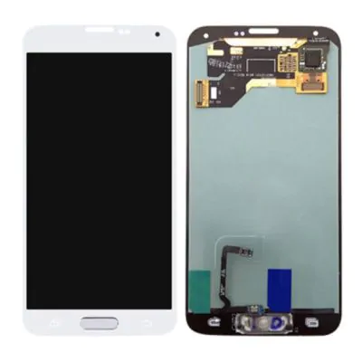 Samsung Galaxy S5 (SM-900F) Skärm med LCD Display OEM - Vit