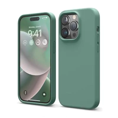 iPhone 14 Pro Max Silikonskal - Grön