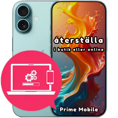 iPhone 16 Plus återställa