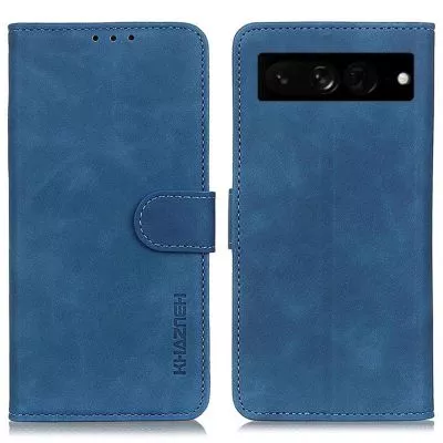 KHAZHEN Google Pixel 7 Pro plånboksfodral - Blå