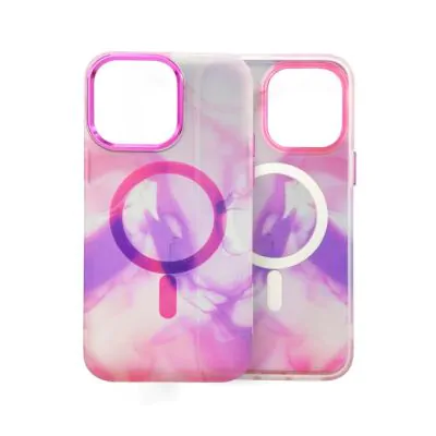 MagSafe Magnetic Ink Phone Case iPhone 14 Pro Max Pink