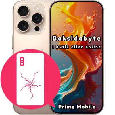 iPhone 16 Pro Baksidabyte