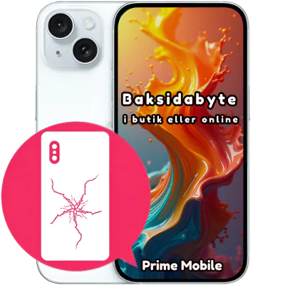 iPhone 15 Baksidabyte