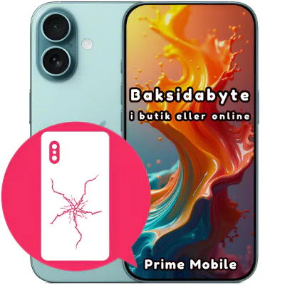 iPhone 16 Plus Baksidabyte