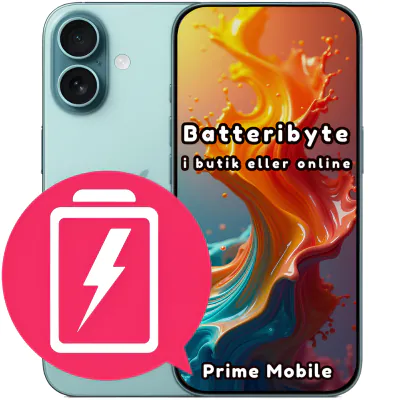 iPhone 16 Plus Batteribyte