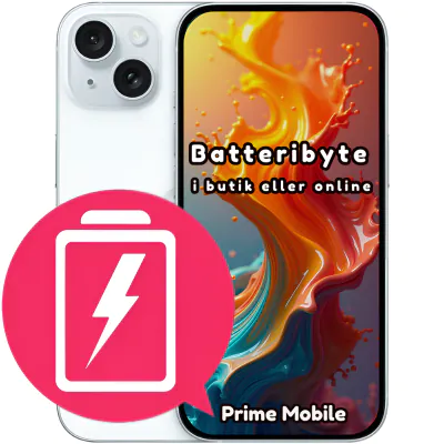 iPhone 15 Batteribyte Original kvalité