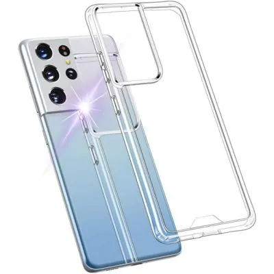 Stöttåligt Skal Samsung Galaxy S21 Ultra - Transparent