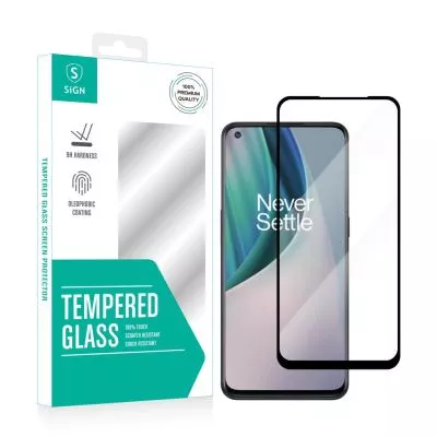 SiGN Full Coverage Skärmskydd i härdat glas för OnePlus Nord N10