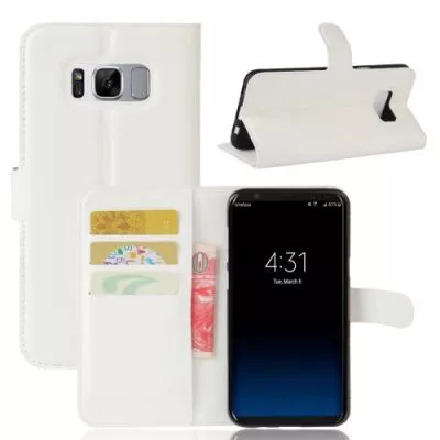 Plånboksfodral till Samsung Galaxy S8 Plus - Vit