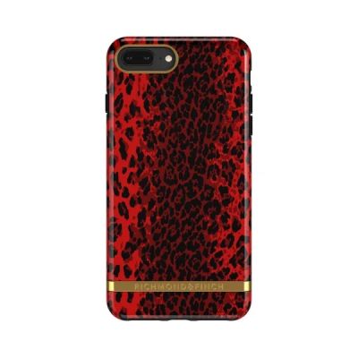 Richmond & Finch Röd Leopard - iPhone 6/6s/7/8 Plus