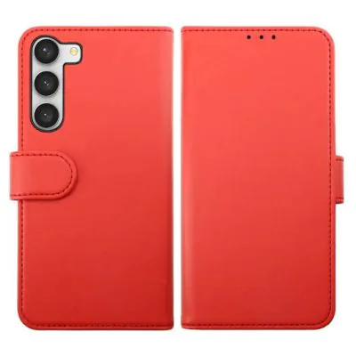 Samsung Galaxy S23 Plus Plånboksfodral Magnet Rvelon - Röd