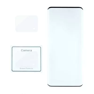 Skärmskydd och kameraskydd Samsung S20 Ultra 5G - 3D Härdat Glas (bulk)