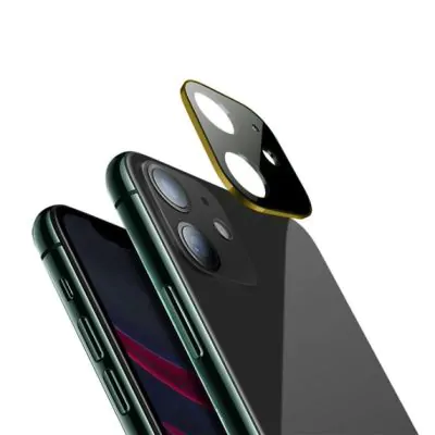 Kameraskydd iPhone 11 - Härdat Glas - Guld