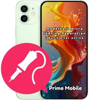 iPhone 12 moderkort micro lödning Reparation