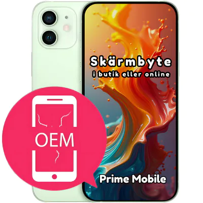 iPhone 12 Skärmbyte OLED-Original kvalité