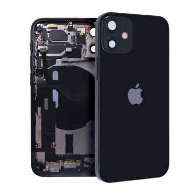 iPhone 12 Mini Baksida med Komplett Ram - Svart