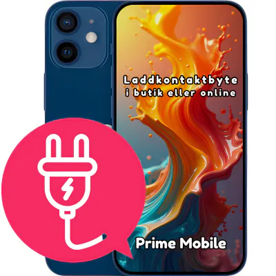 iPhone 12 Mini Laddkontaktbyte