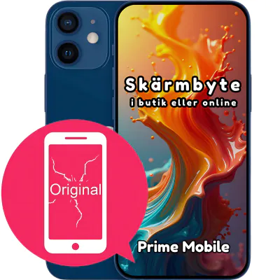 iPhone 12 Mini Skärmbyte Original Kvalitet