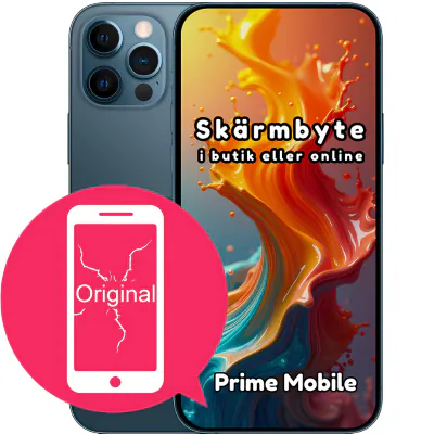 iPhone 12 Pro Skärmbyte Original kvalite