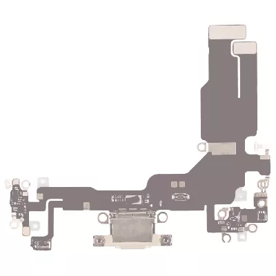 iPhone 15 Original Laddningsport Flex Kabel - Rosa
