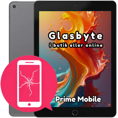 iPad 9,7" 5th gen (2017) Glasbyte