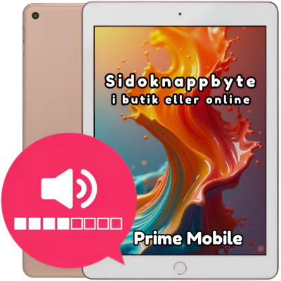 iPad 9,7" 6th gen (2018) Sidoknappbyte