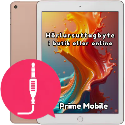 iPad 9,7" 6th gen (2018) Hörlursuttagbyte