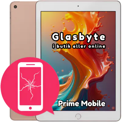 iPad 9,7" 6th gen (2018) Glasbyte