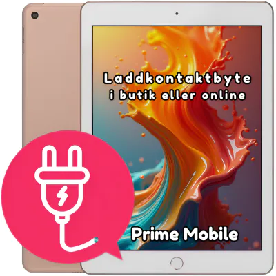 iPad 9,7" 6th gen (2018) Laddkontaktbyte