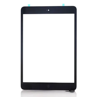 iPad Mini/Mini 2 Glas med Touchskärm med Hemknapp Flexkabel OEM - Svart