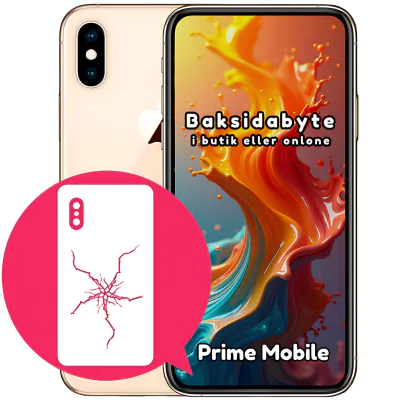 iPhone XS Baksidabyte med Ram