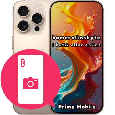 iPhone 16 Pro kameralinsbyte