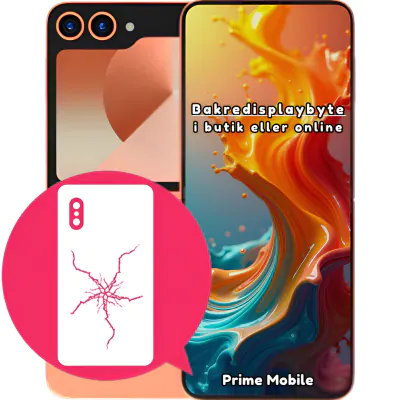 Galaxy Z Flip 6 Bakredisplaybyte