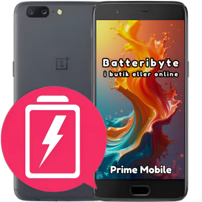 OnePlus 5 Batteribyte 